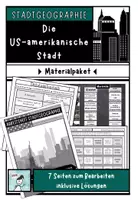 Vorschau - Arbeitsblätter - Materialpaket - Die Städte der USA - Deckblatt