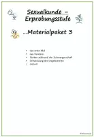 Vorschau - Arbeitsblätter - Mini-Materialpaket 3 Sexualkunde Erprobungsstufe - Deckblatt