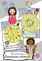 Vorschau - Arbeitsblätter - Materialpaket Legekreise Emotionen erkennen - Deckblatt