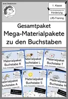 Vorschau - Arbeitsblätter - Gesamtpaket: Mega-Materialpakete zu den Buchstaben - Deckblatt