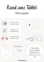 Vorschau - Arbeitsblätter - Rund ums Tablet - Materialpaket (beige) - Deckblatt