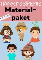 Vorschau - Arbeitsblätter - Hörverstehen Deutsch - Materialpaket - Deckblatt