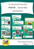 Vorschau - Stundenentwürfe - Kunst fachfremd - KÜNSTLER Materialpaket - Deckblatt