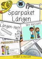 Vorschau - Arbeitsblätter - Materialpaket Längen & messen | Körpermaße & Messgeräte - Deckblatt