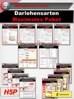 Vorschau - Unterrichtsreihen - Maximales Materialpaket zu Darlehensarten: Fälligkeitsdarlehen, Abzahlungsdarlehen, Annuitätendarlehen - Deckblatt