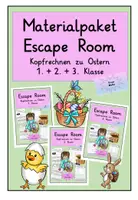 Vorschau - Arbeitsblätter - Materialpaket Escape Room Ostern : 1./2./3. Klasse - Deckblatt