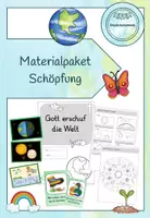 Vorschau - Arbeitsblätter - Materialpaket Schöpfung Klasse 1-2 - Deckblatt