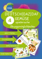 Vorschau - Mal- und Bastelvorlagen - DAZ DAF "Gemüse" - 4 spielerische Übungsmöglichkeiten | DAZ DAF Spiele & Übungen für das ganze Jahr - Deckblatt