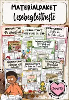 Vorschau - Mal- und Bastelvorlagen - Lesebegleithefte | wachsendes Materialpaket - Deckblatt