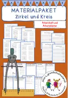 Vorschau - Unterrichtsreihen - Materialpaket "Zirkel und Kreis" - Arbeitsheft und Arbeitsblätter - Deckblatt