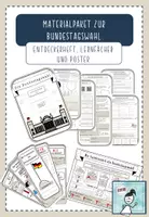 Vorschau - Arbeitsblätter - Materialpaket - Die Bundestagswahl 2025 - Deckblatt