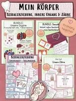 Vorschau - Stundenentwürfe - Mein Körper - Unsere Zähne, Sexualkunde und innere Organe: Unterrichtsreihen (Kl. 1/2/3/4) - Deckblatt