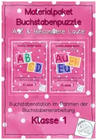 Vorschau - Spiele - Materialpaket Buchstabenpuzzle - Deckblatt