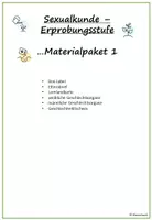 Vorschau - Stationenlernen - Mini-Materialpaket 1 Sexualkunde Erprobungsstufe - Deckblatt