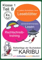 Vorschau - Arbeitsblätter - Materialpaket: Leseblätter zum Aufbau nach Karibu Teil B - Deckblatt