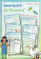 Vorschau - Arbeitsblätter - Materialpaket "Am Bauernhof" - D, DaZ, DaF - Deckblatt