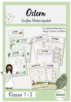 Vorschau - Arbeitsblätter - Religion Materialpaket Ostern fächerübergreifend Klasse 1-3 - Deckblatt
