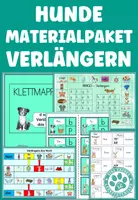 Vorschau - Stationenlernen - Hunde Materialpaket Verlängern FRESCH Rechtschreibstrategie Deutsch 2. Klasse, 3.Klasse - Deckblatt