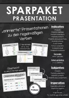 Vorschau - Präsentationen/Tafelbilder - Sparpaket: Los tiempos verbales - Präsentation - Deckblatt