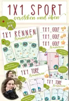 Vorschau - Unterrichtsreihen - 1x1 Sport - verstehen und üben - Materialpaket - Deckblatt