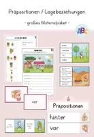 Vorschau - Arbeitsblätter - Präpositionen / Lagebeziehungen : großes Materialpaket - Deckblatt