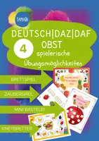 Vorschau - Spiele - DAZ DAF "Obst" - 4 spielerische Übungsmöglichkeiten | DAZ DAF Spiele & Übungen für das ganze Jahr - Deckblatt