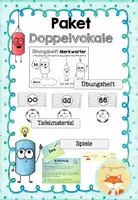 Vorschau - Unterrichtsreihen - Materialpaket - Doppelvokale - Deckblatt