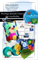 Vorschau - Arbeitsblätter - Wichtige Künstler & Künstlerinnen der Geschichte: Materialpaket - Deckblatt