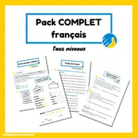 Aperçu - Préparation de séance / Séance complète - Pack français - tous niveaux - Page de couverture