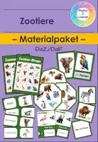 Vorschau - Spiele - Materialpaket "Zootiere" - Deckblatt