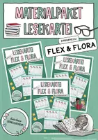 Vorschau - Arbeitsblätter - Materialpaket - Lesekartei Leseteppich Grundschule – Druckschrift | passend zu Flex und Flora | zweifach differenziert - Deckblatt