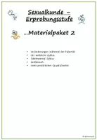 Vorschau - Arbeitsblätter - Mini-Materialpaket 2 Sexualkunde Erprobungsstufe - Deckblatt