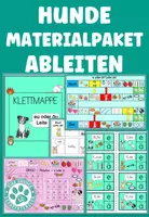 Vorschau - Spiele - Hunde Materialpaket Ableiten FRESCH Fünf Stationen Deutsch 2.Klasse, 3.Klasse - Deckblatt