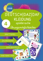 Vorschau - Spiele - DAZ DAF "Kleidung" - 4 spielerische Übungsmöglichkeiten | DAZ DAF Spiele & Übungen für das ganze Jahr - Deckblatt