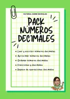 Vista previa - Juegos / Gamificación - Pack Números decimales - Portada