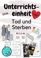 Vorschau - Unterrichtsreihen - Tod und Sterben im Ethikunterricht: Arbeitsblätter, Videos, Tests - Deckblatt