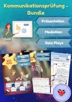 Vorschau - Arbeitsblätter - Mündliche Abschlussprüfung Englisch (Kommunikationsprüfung) - Materialpaket (wachsendes Paket) - Deckblatt