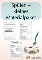 Vorschau - Arbeitsblätter - Spülen - Materialpaket - Deckblatt