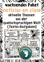Vorschau - Arbeitsblätter - Wachsendes Materialpaket - Noticias en clase - Themen 2024 - Deckblatt