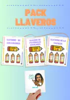 Vista previa - Refuerzo / NEE / Materiales de apoyo - Pack llaveros (español, inglés y francés) - Portada
