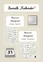 Vorschau - Poster - Materialpaket Kalender & Datum – Deutsch und Französisch | Klasse 3–4 - Deckblatt