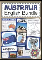Vista previa - Unidades / Secuencias / Situaciones de Aprendizaje - AUSTRALIA - ENGLISH BUNDLE - Portada