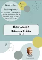 Vorschau - Stundenentwürfe - Materialpaket: Sara & Abraham - Deckblatt
