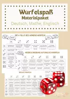 Vorschau - Spiele - Materialpaket Würfelspaß für Deutsch, Mathe, Englisch - Deckblatt