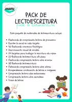 Vista previa - Unidades / Secuencias / Situaciones de Aprendizaje - PACK DE LECTOESCRITURA - Portada