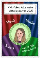 Vorschau - Stundenentwürfe - XXL-Paket: Alle meine Materialien von 2023 - Deckblatt