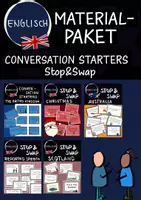 Vorschau - Arbeitsblätter - Materialpaket: Stop & Swap | Conversation starters - Deckblatt