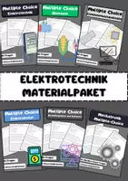Vorschau - Arbeitsblätter - Elektrotechnik Materialpaket - Ein Materialpaket für den Technikunterricht - Deckblatt