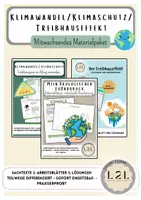 Vorschau - Arbeitsblätter - MATERIALPAKET: Treibhausgase und Klimawandel - Deckblatt