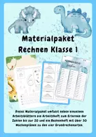 Vorschau - Arbeitsblätter - Materialpaket Rechnen Klasse 1 - Deckblatt